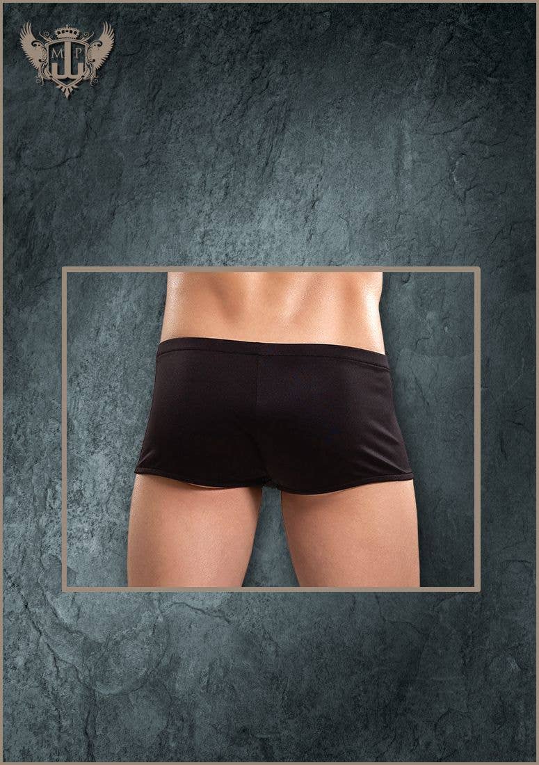 Male Power - Nylon Spandex Zipper Short MPPAK835