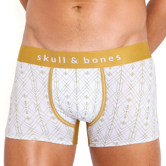 SKULL & BONES - Art Deco White Trunk
