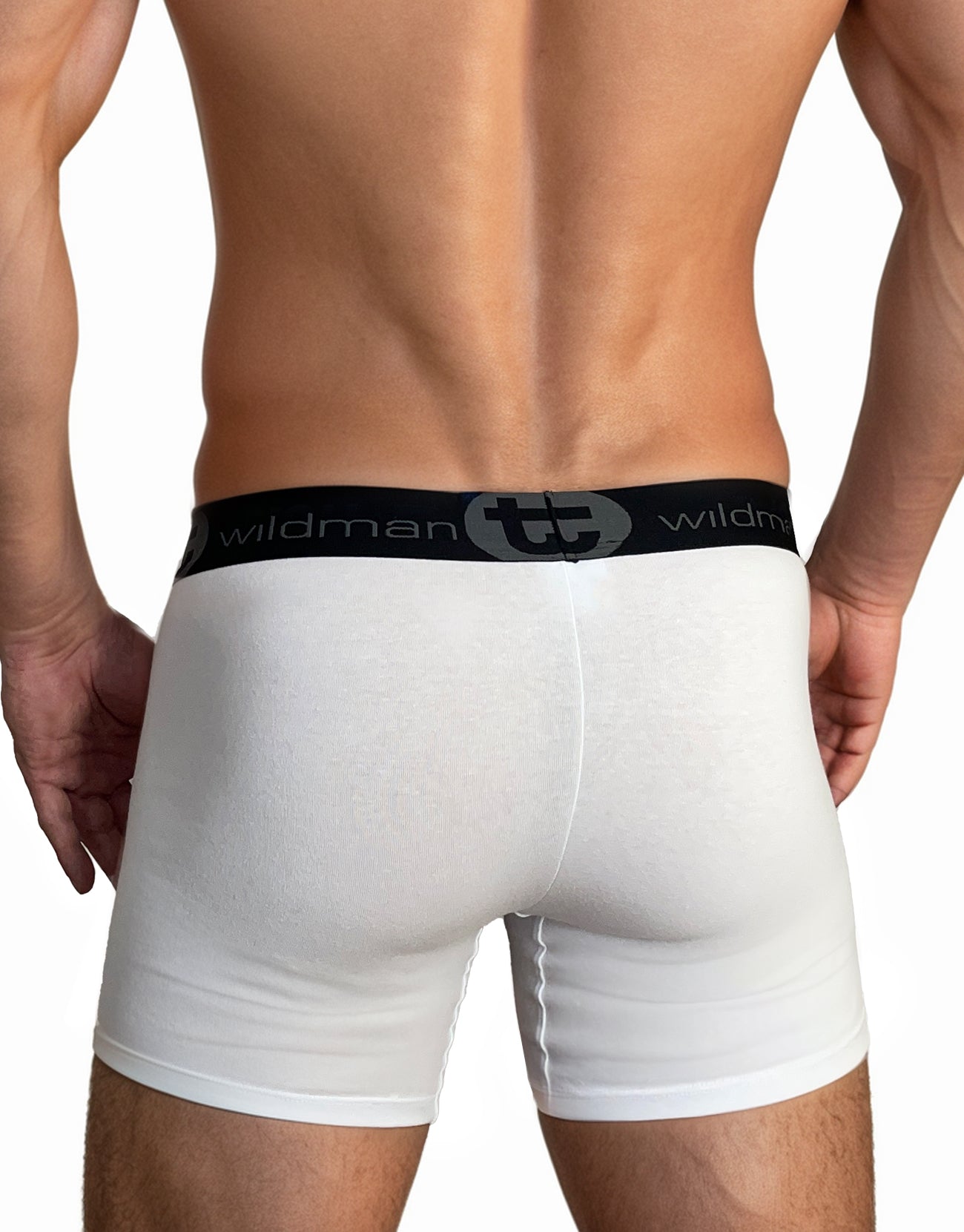 WILDMANT - Big Boy Pouch 5" Inseam Boxer Brief White