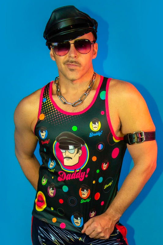 Daddy, I mean Daddy... Put it proudly on display for your boy!  Hot new Daddy tank top now in stock and ready for your closeup!