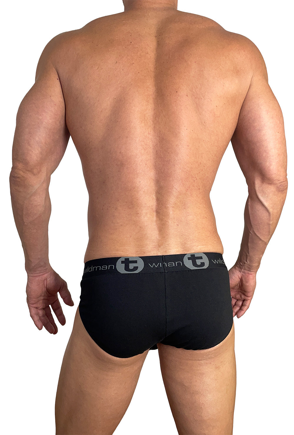 WILDMANT - Cotton Monster Cock Brief Black
