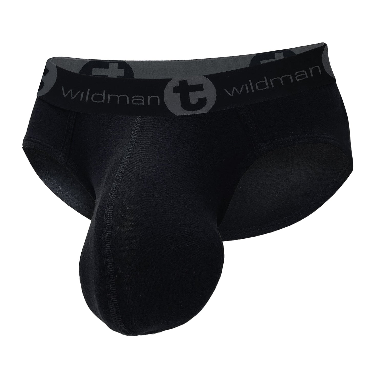 WILDMANT - Cotton Monster Cock Brief Black