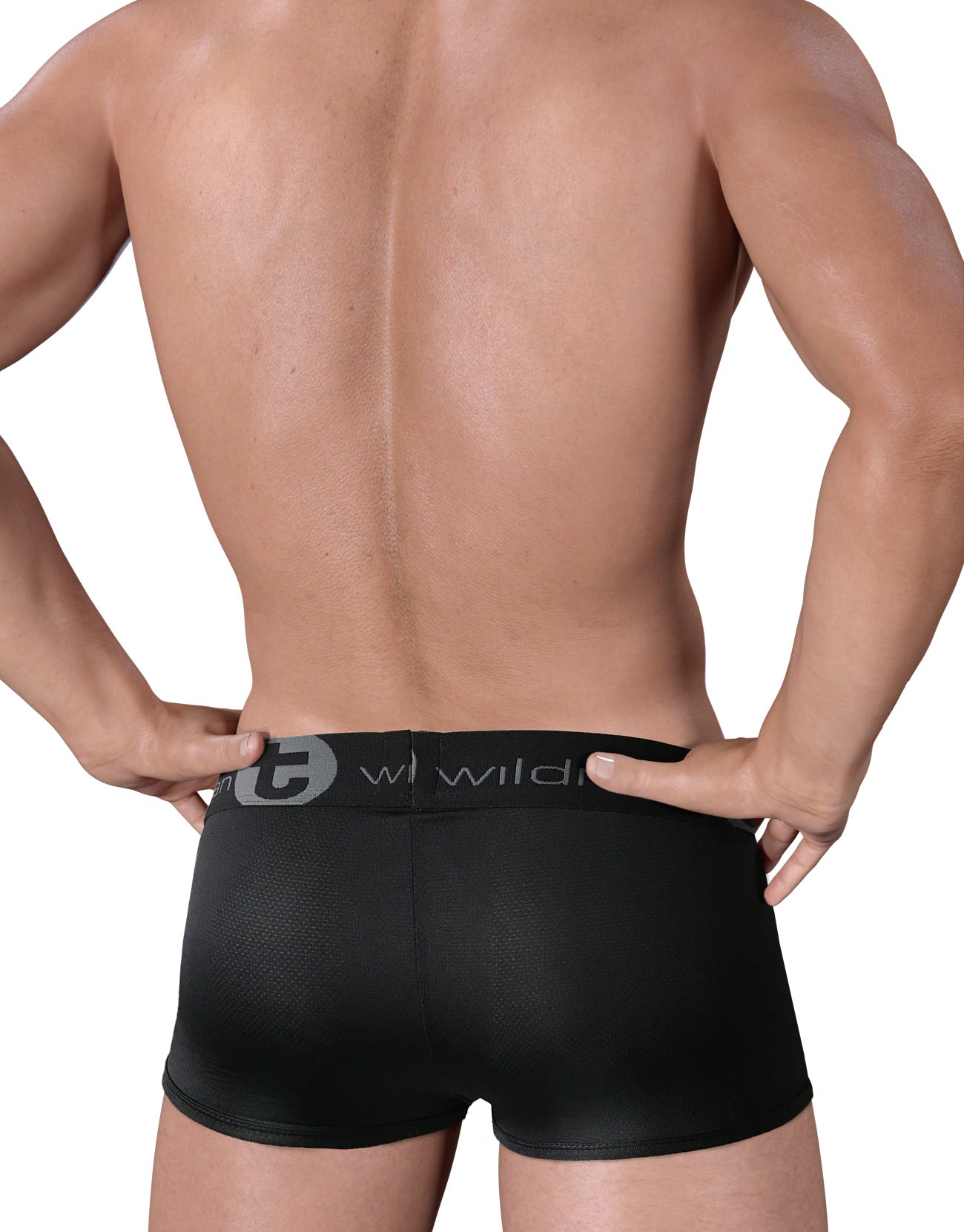 WILDMANT - Big Boy Mesh Pouch Boxer Brief Black