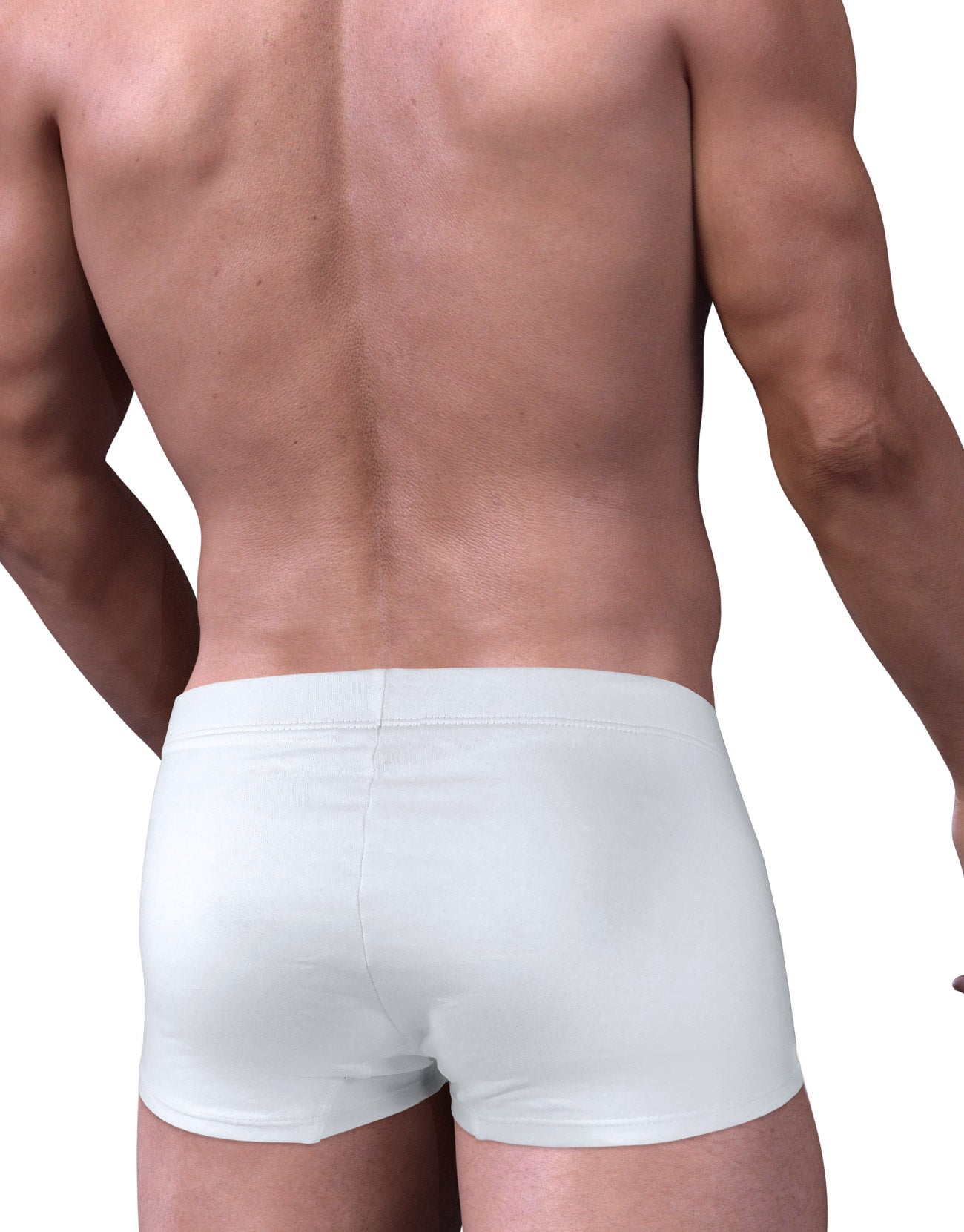 WILDMANT - Stretch Cotton Boxer White/Blue