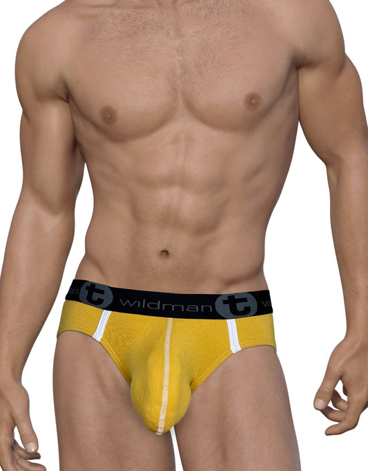 WILDMANT - Modal Big Boy Pouch Brief Gold
