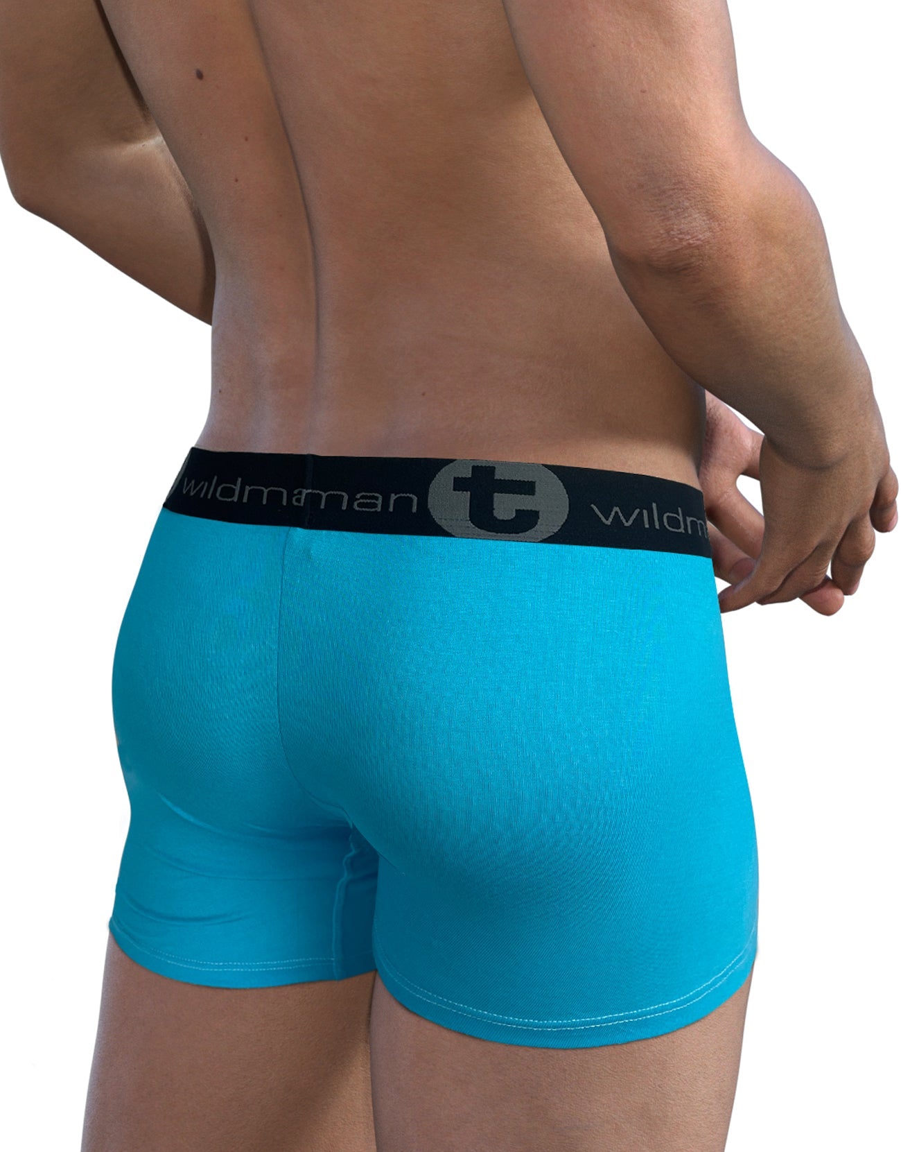 WILDMANT - Modal Big Boy Pouch 5" Inseam Boxer Brief Baby Blue