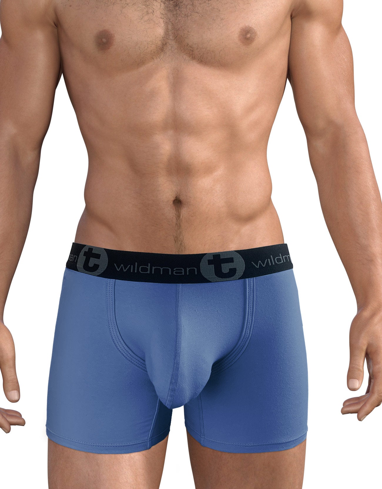 WILDMANT - Big Boy Pouch 5" Inseam Boxer Brief Dark Blue