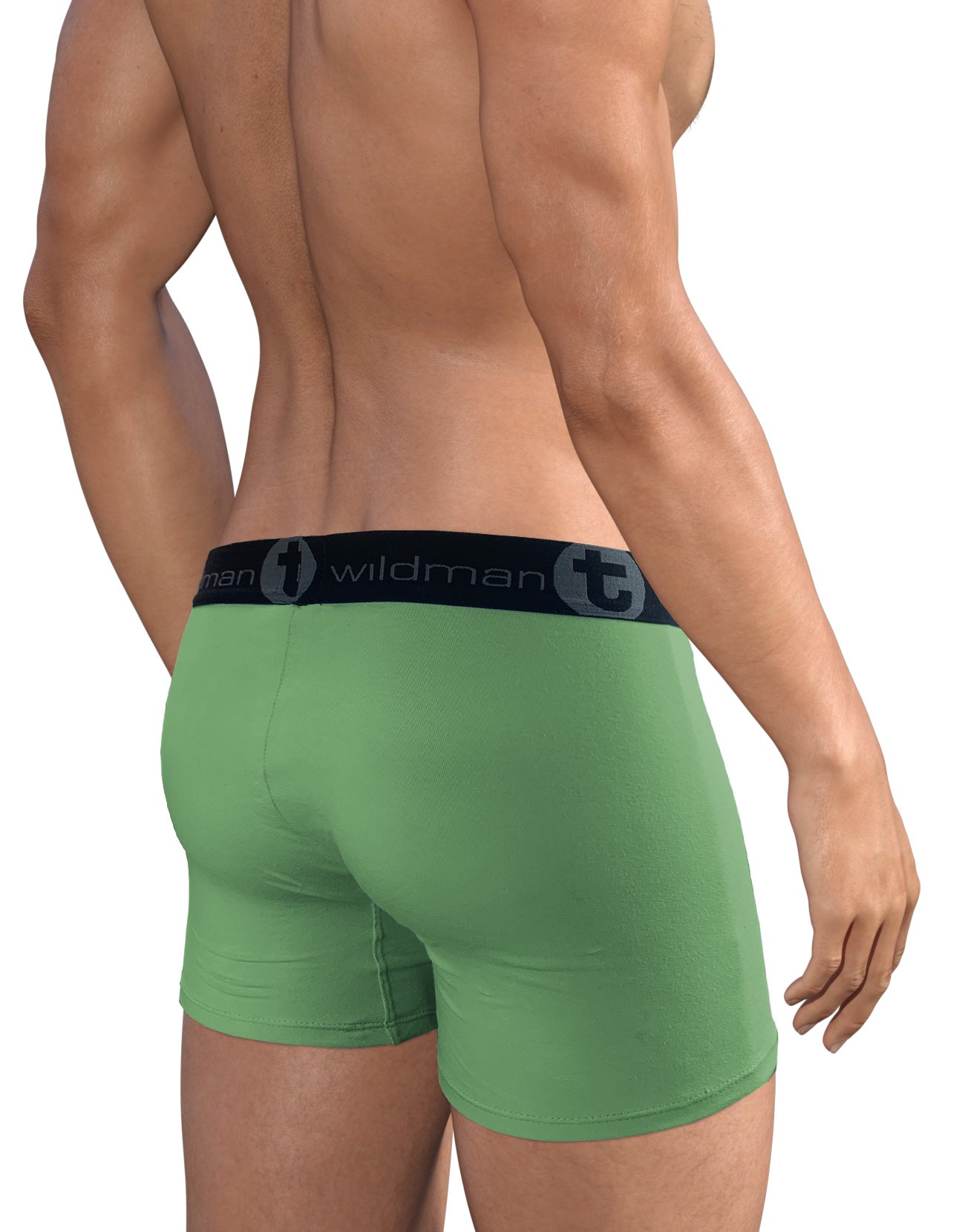 WILDMANT - Big Boy Pouch 5" Inseam Boxer Brief Green