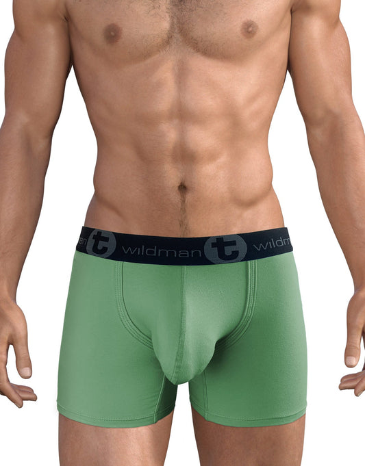 WILDMANT - Big Boy Pouch 5" Inseam Boxer Brief Green