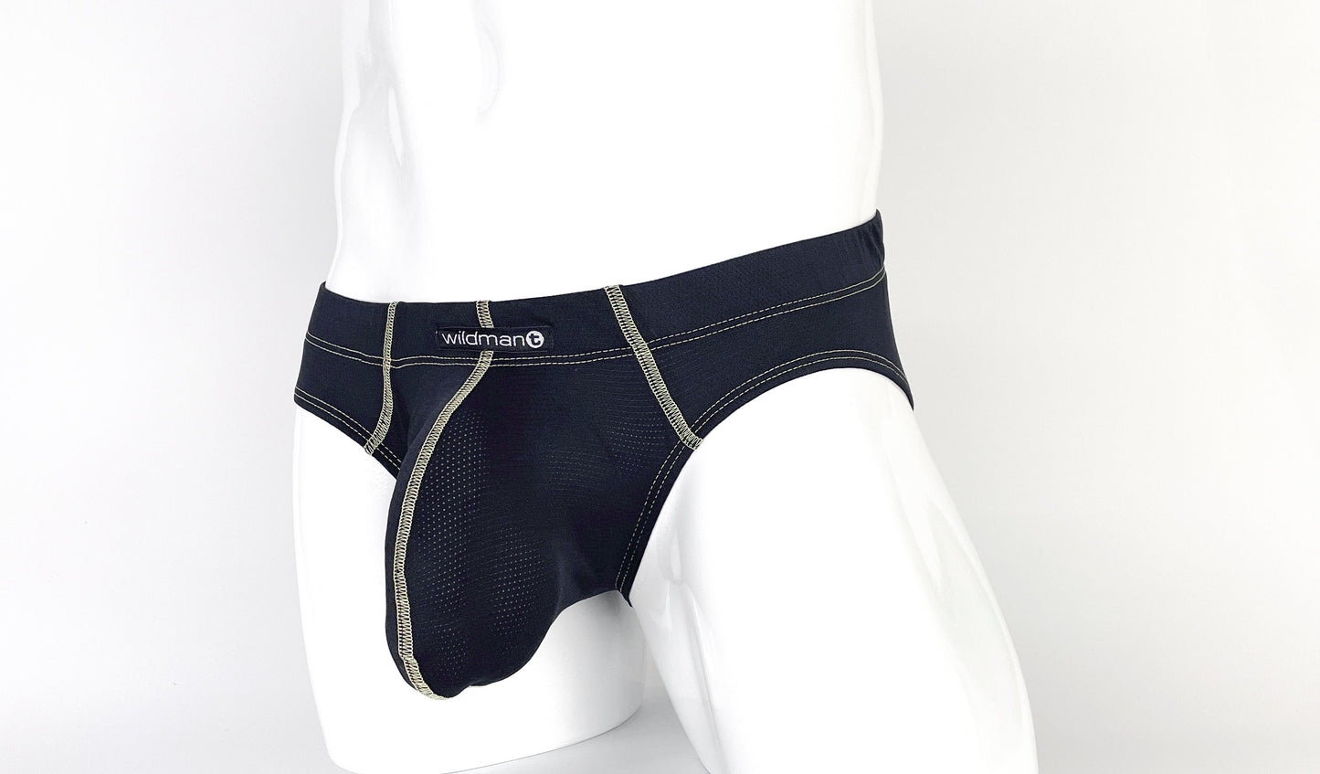 WILDMANT - Stitch Big Boy Pouch Brief - Yellow