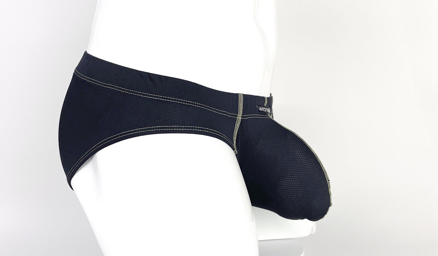 WILDMANT - Stitch Big Boy Pouch Brief - Yellow