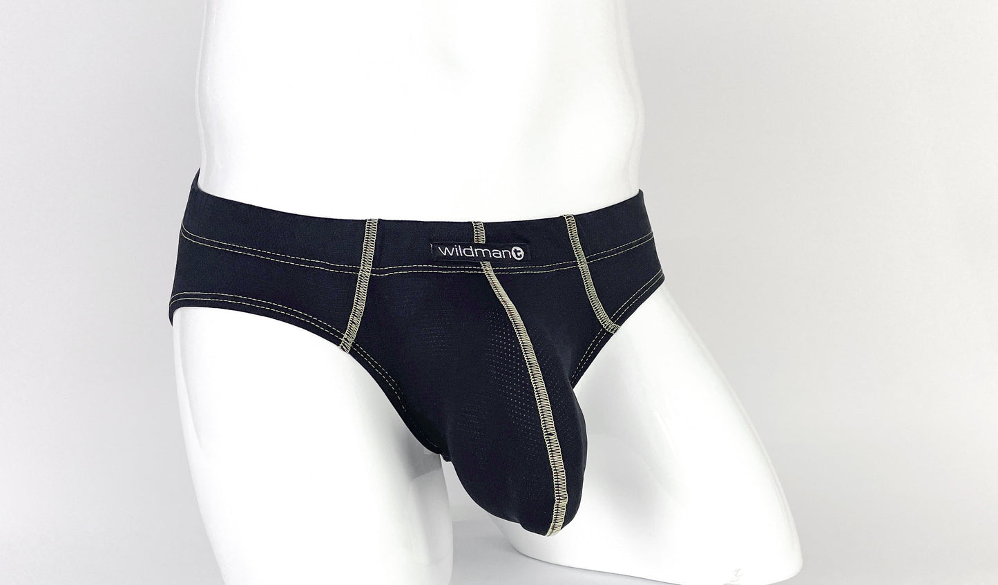 WILDMANT - Stitch Big Boy Pouch Brief - Yellow