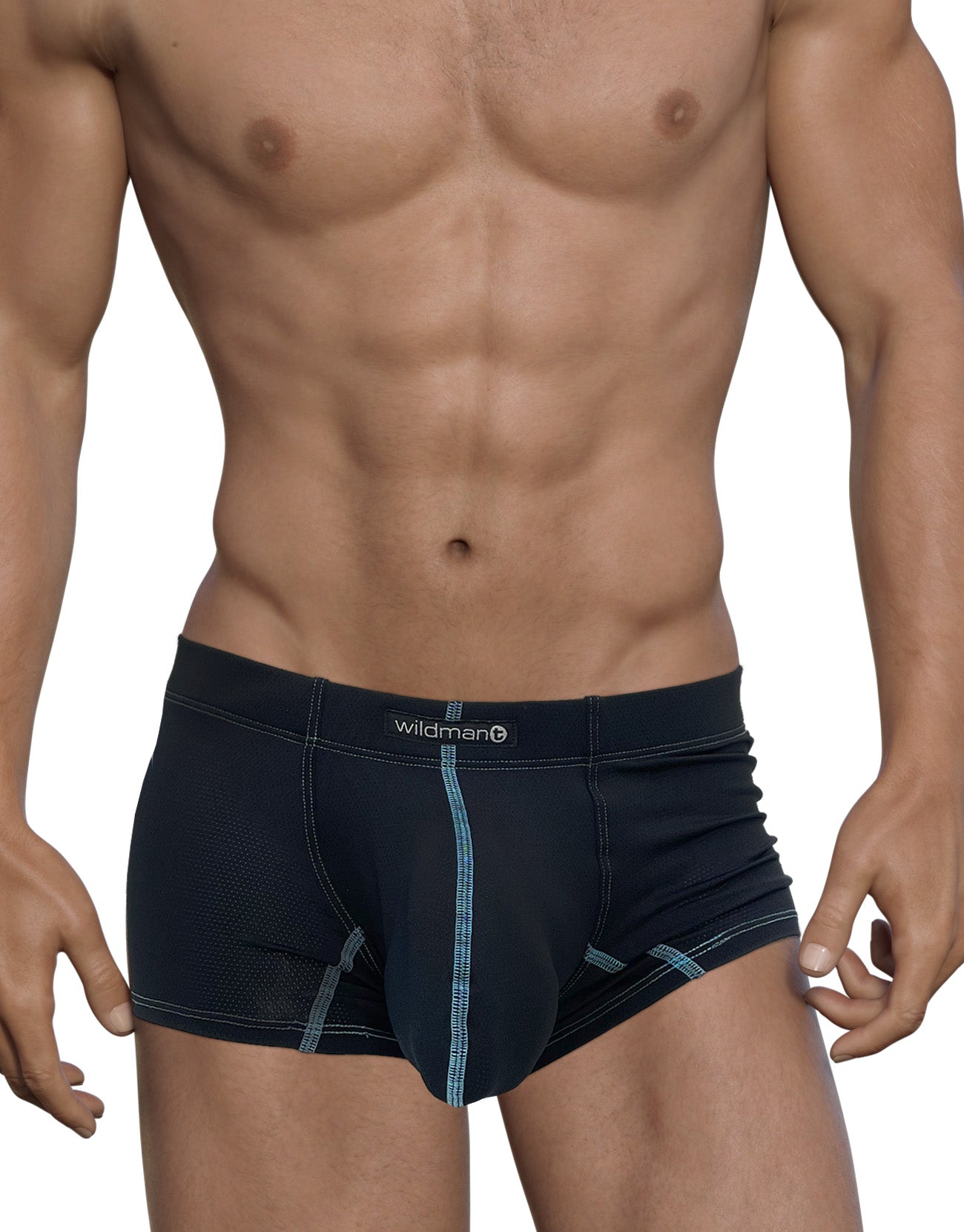 WILDMANT - Stitch Big Boy Pouch Boxer Brief Blue