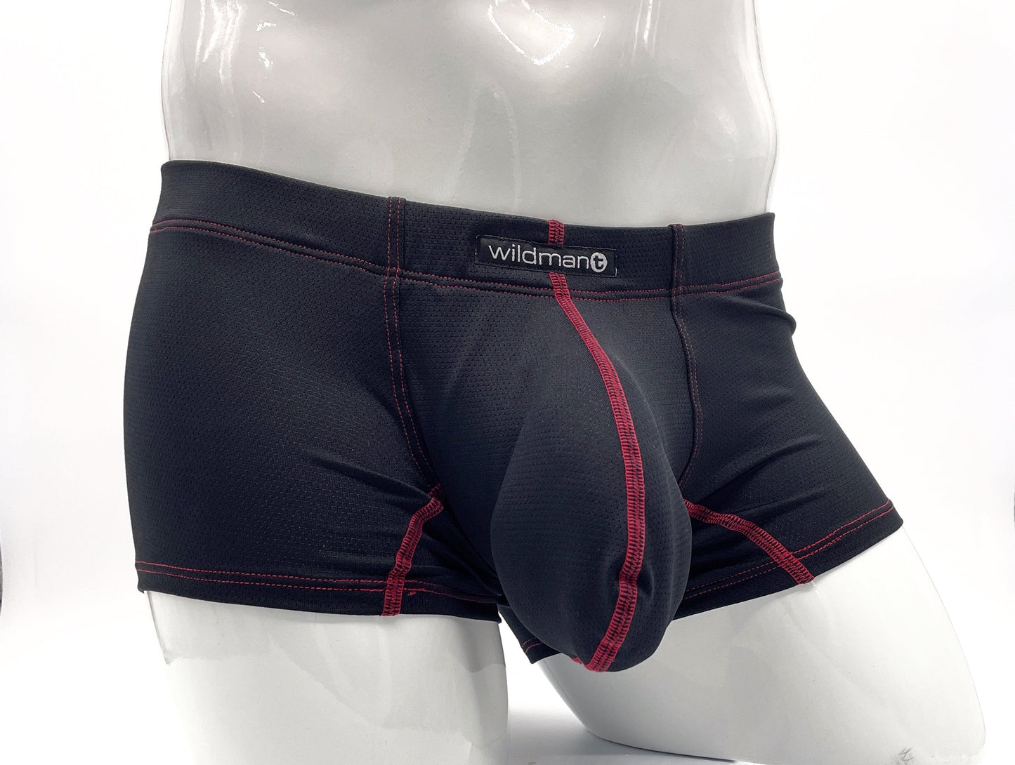 WILDMANT - Stitch Big Boy Pouch Boxer Brief - Red