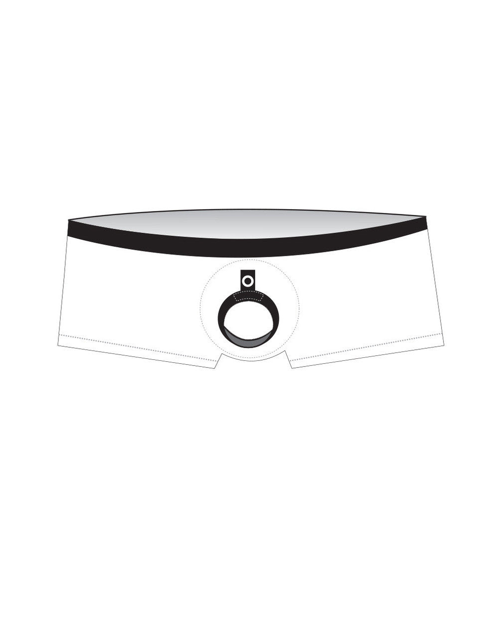 WildmanT MidCut Sport Swim w/Ball Lifter® Cock-Ring RED - Big Penis Underwear, WildmanT - WildmanT