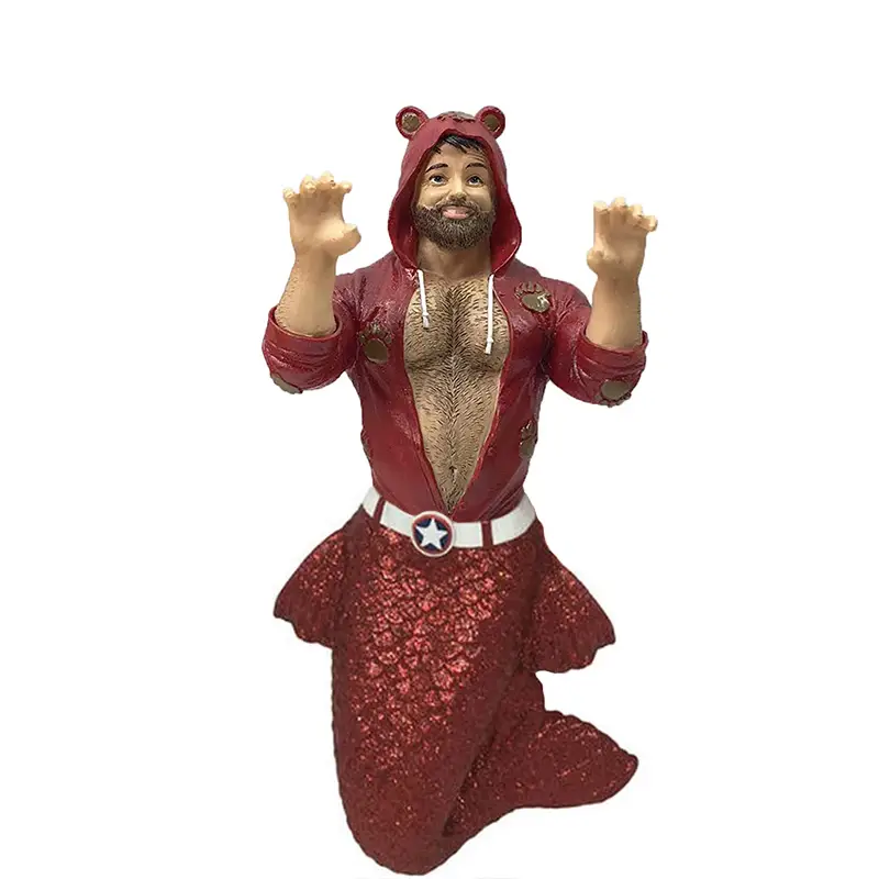 Acrylic Male Mermaid/Merman - Keychain, Review Mirror or Backpack Accessories