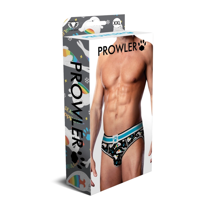 PROWLER - Pride Underwear Open Back Brief: Seals