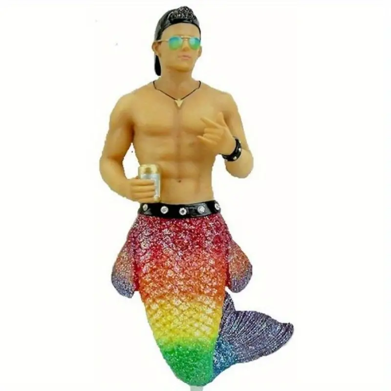 Acrylic Male Mermaid/Merman - Keychain, Review Mirror or Backpack Accessories