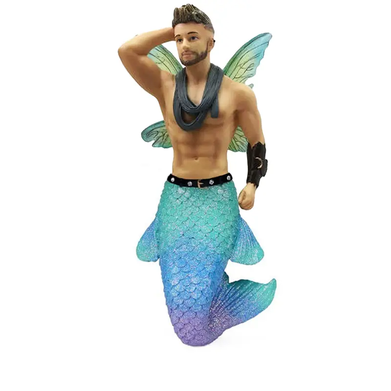 Acrylic Male Mermaid/Merman - Keychain, Review Mirror or Backpack Accessories