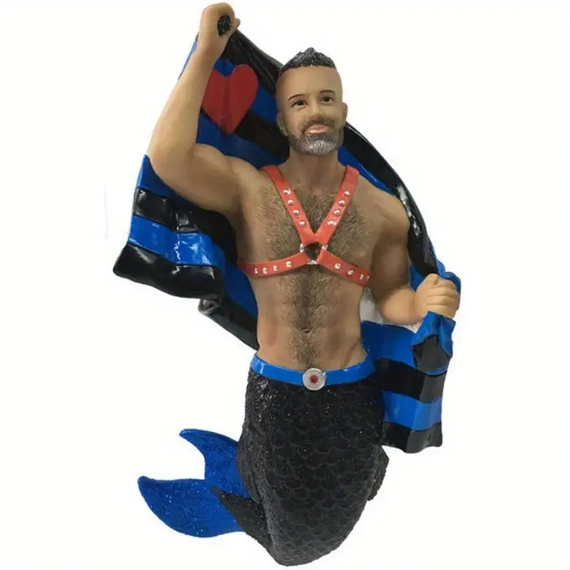 Acrylic Male Mermaid/Merman - Keychain, Review Mirror or Backpack Accessories