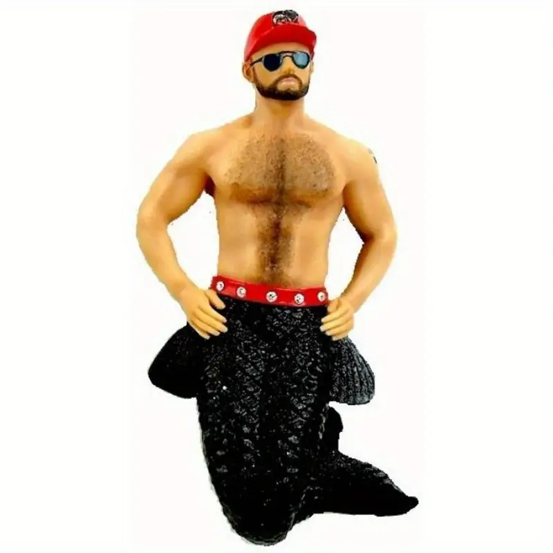 Acrylic Male Mermaid/Merman - Keychain, Review Mirror or Backpack Accessories