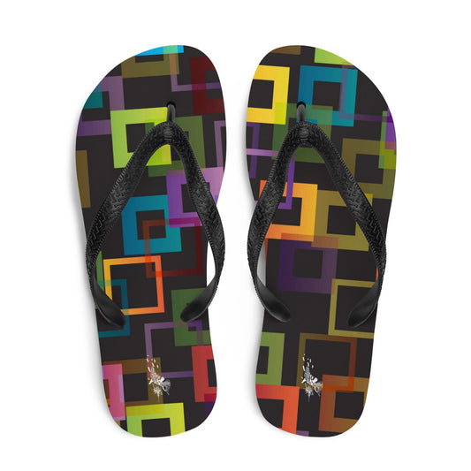 FALLEN ANGEL - Men's Square Flip-Flops