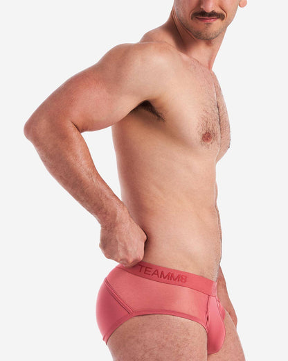 TEAMM8 - Score Sheer Brief - Baroque Rose