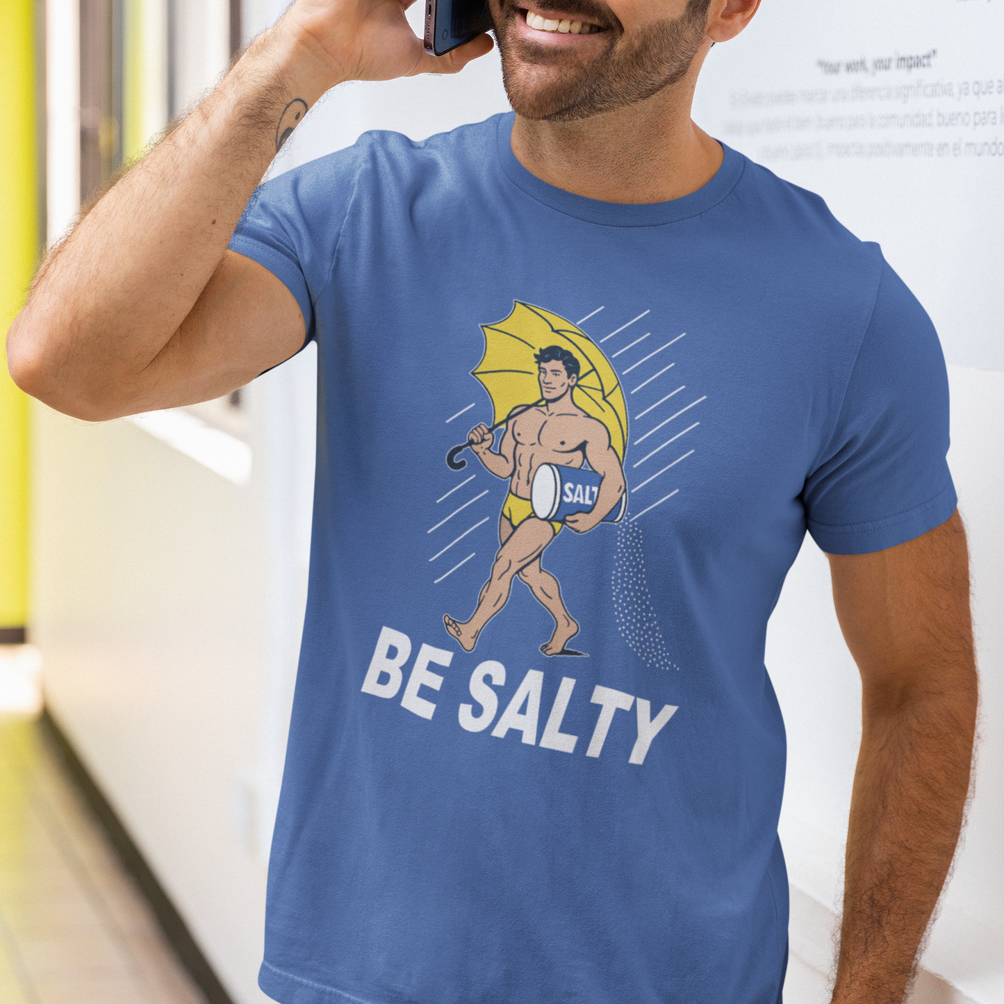 Be Salty Morton Salt Retro Tee - Vintage Style for Salt Lovers
