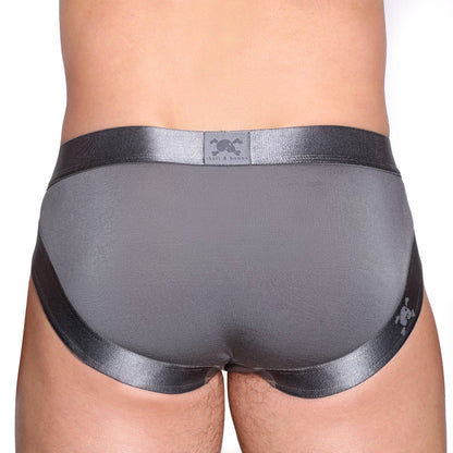 SKULL & BONES - Lift Sport Brief Grey
