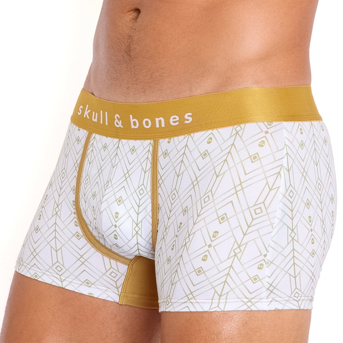 SKULL & BONES - Art Deco White Trunk