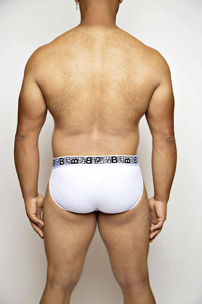 Beauboy - B Logo White Jock Brief