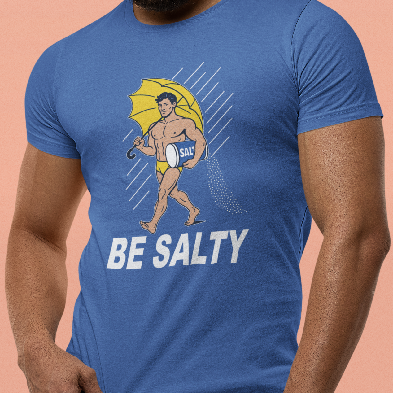 Be Salty Morton Salt Retro Tee - Vintage Style for Salt Lovers