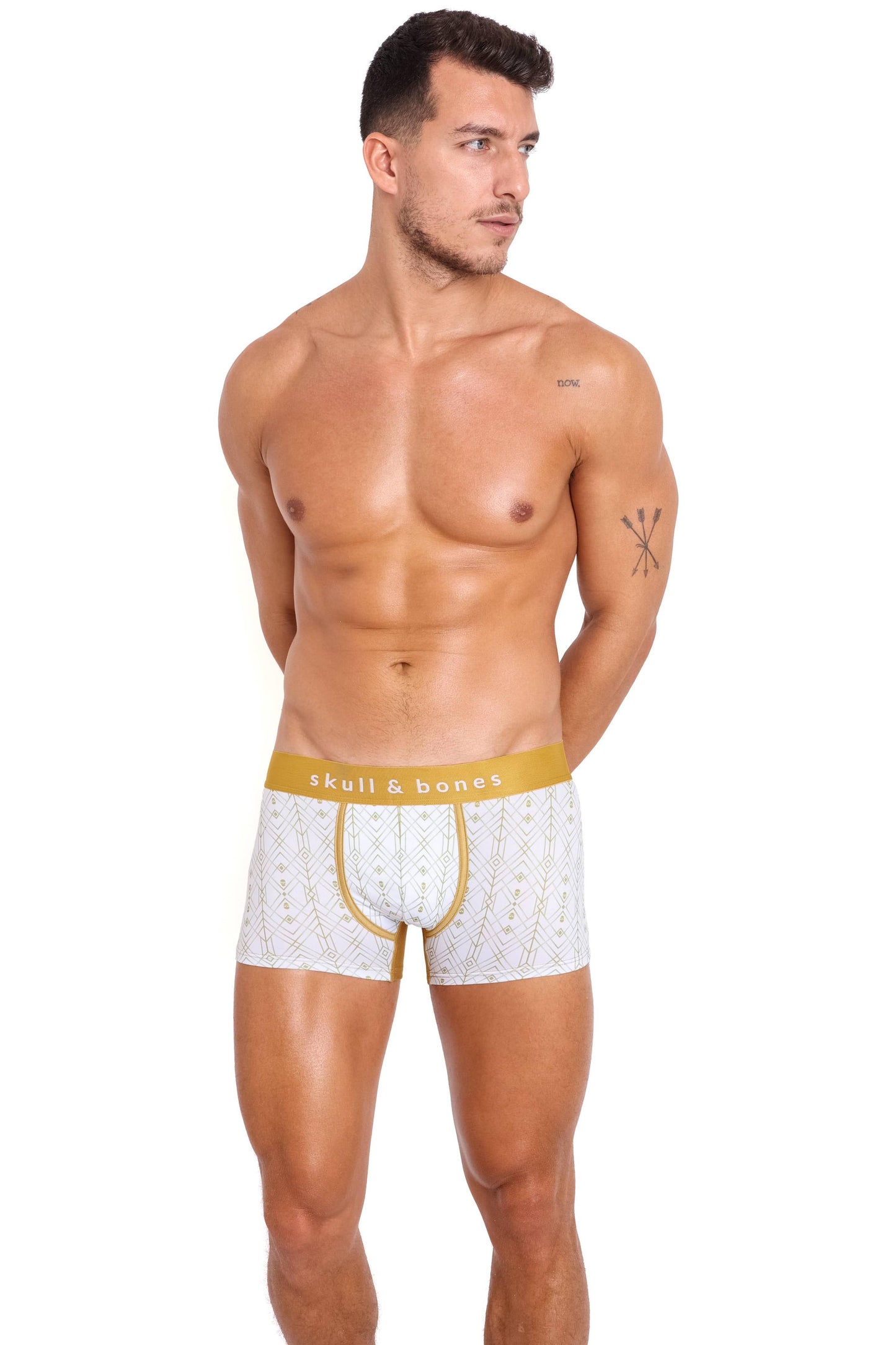 SKULL & BONES - Art Deco White Trunk