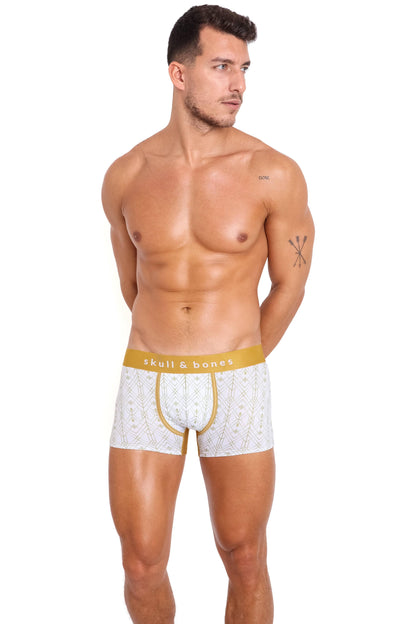SKULL & BONES - Art Deco White Trunk