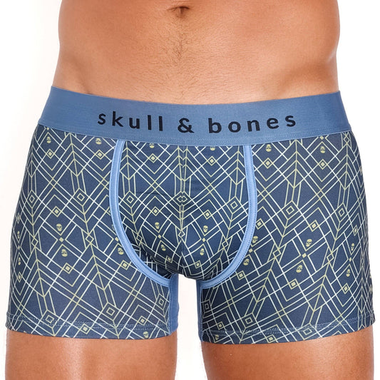 SKULL & BONES - Art Deco Blue Trunk