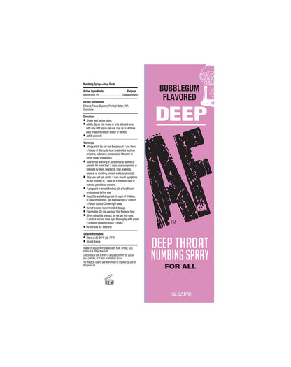 DEEP AF - Oral Numbing Throat Spray