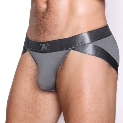 SKULL & BONES - Lift Sport Brief Grey