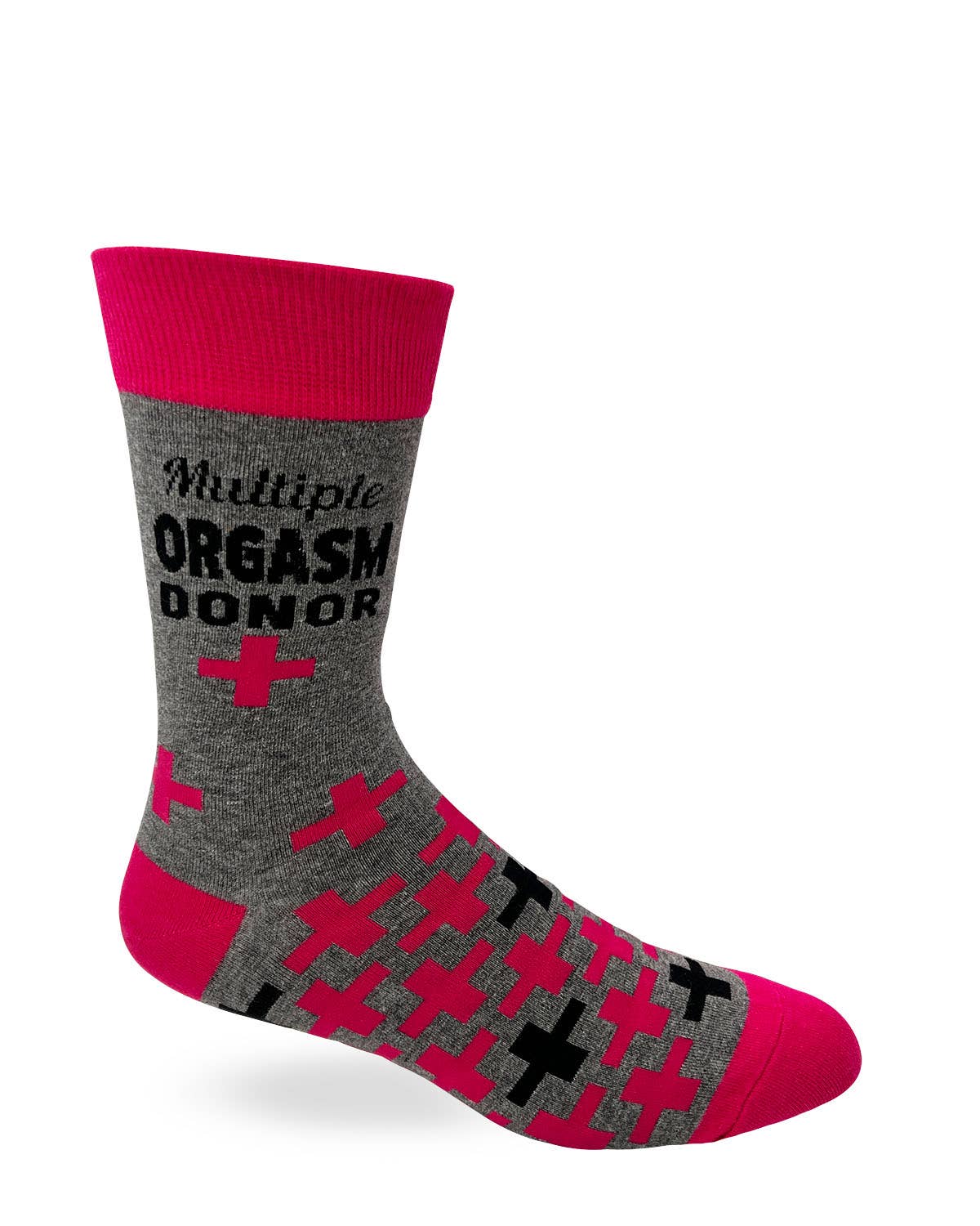 FABDAZ - Multiple Orgasm Donor Men's Novelty Crew Socks