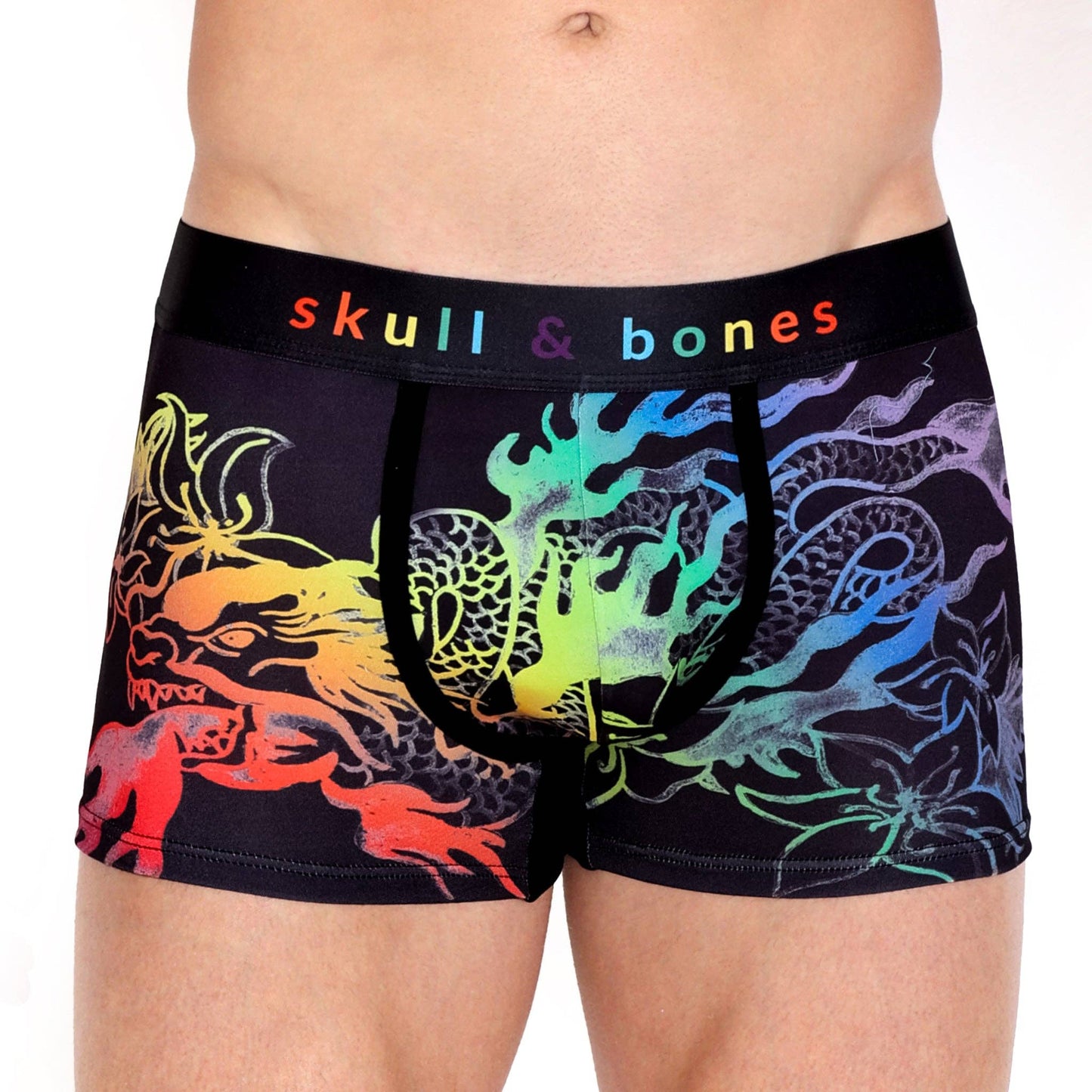 SKULL & BONES - Ombre Japanese Dragon Black Trunk