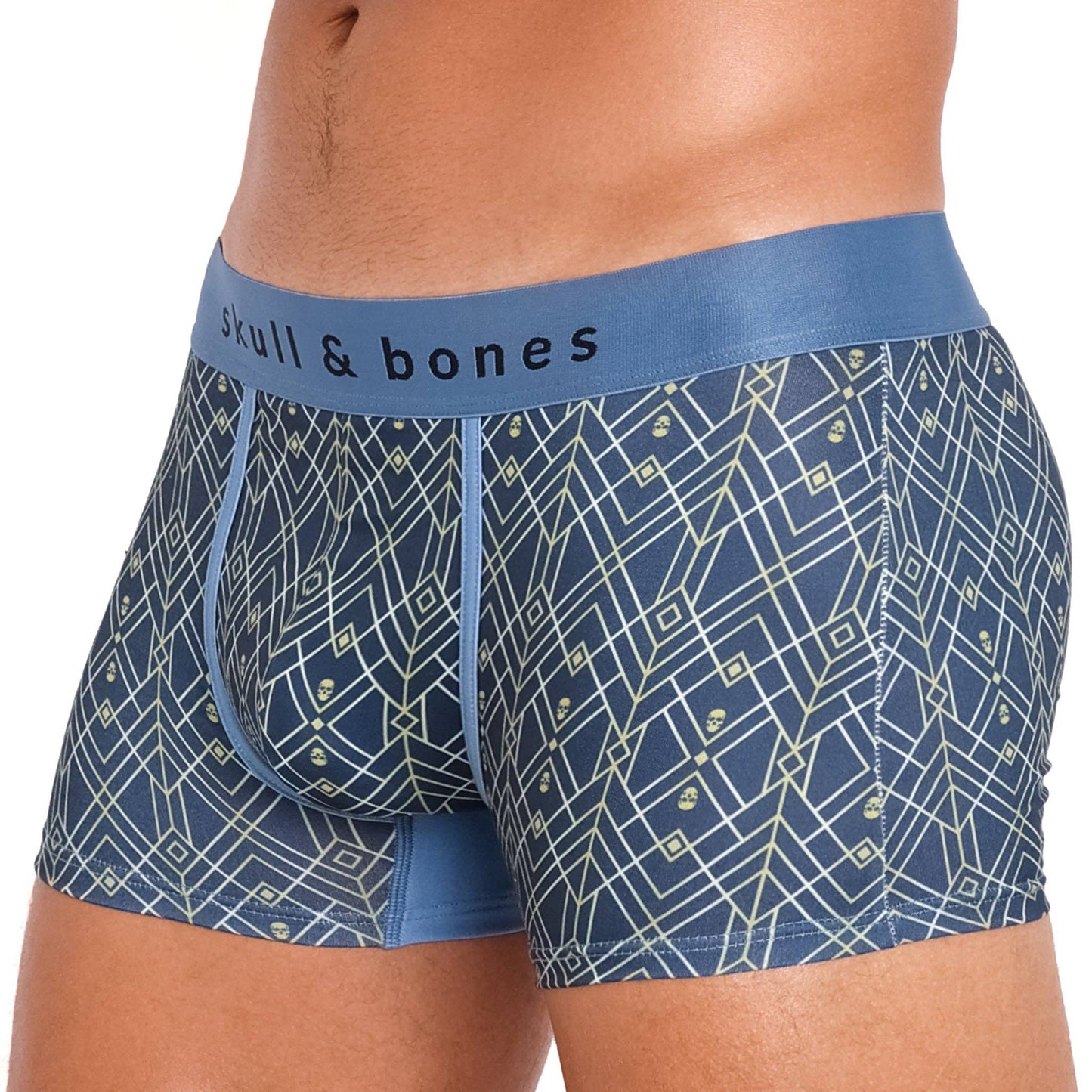 SKULL & BONES - Art Deco Blue Trunk