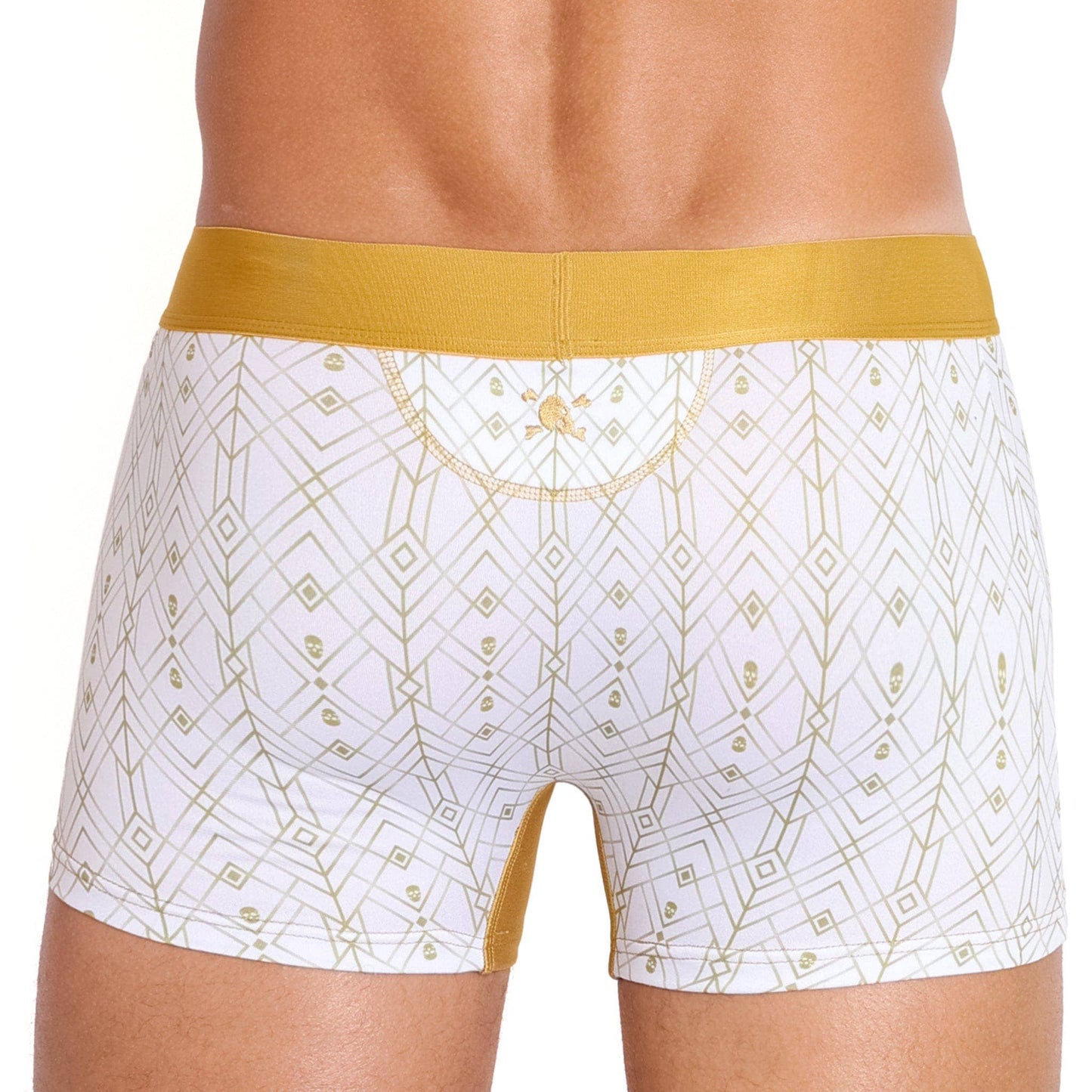 SKULL & BONES - Art Deco White Trunk