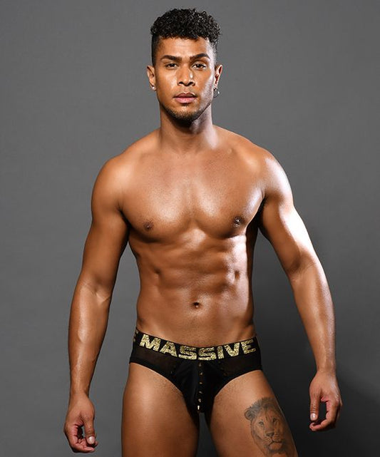 ANDREW CHRISTIAN - Massive Stud Mesh Brief