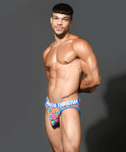 ANDREW CHRISTIAN - Abundant Floral Brief w/ ALMOST NAKED