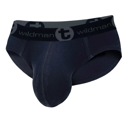 WILDMANT - Big Boy Pouch Cotton Brief Black
