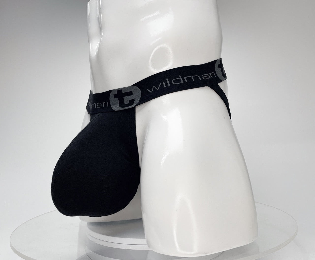 WILDMANT - Cotton Monster Cock Jockstrap Black