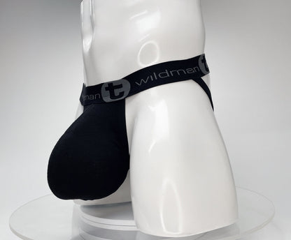 WILDMANT - Cotton Monster Cock Jockstrap Black