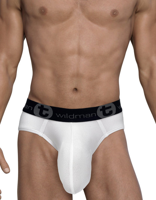 WILDMANT - Mesh Monster Cock Brief White