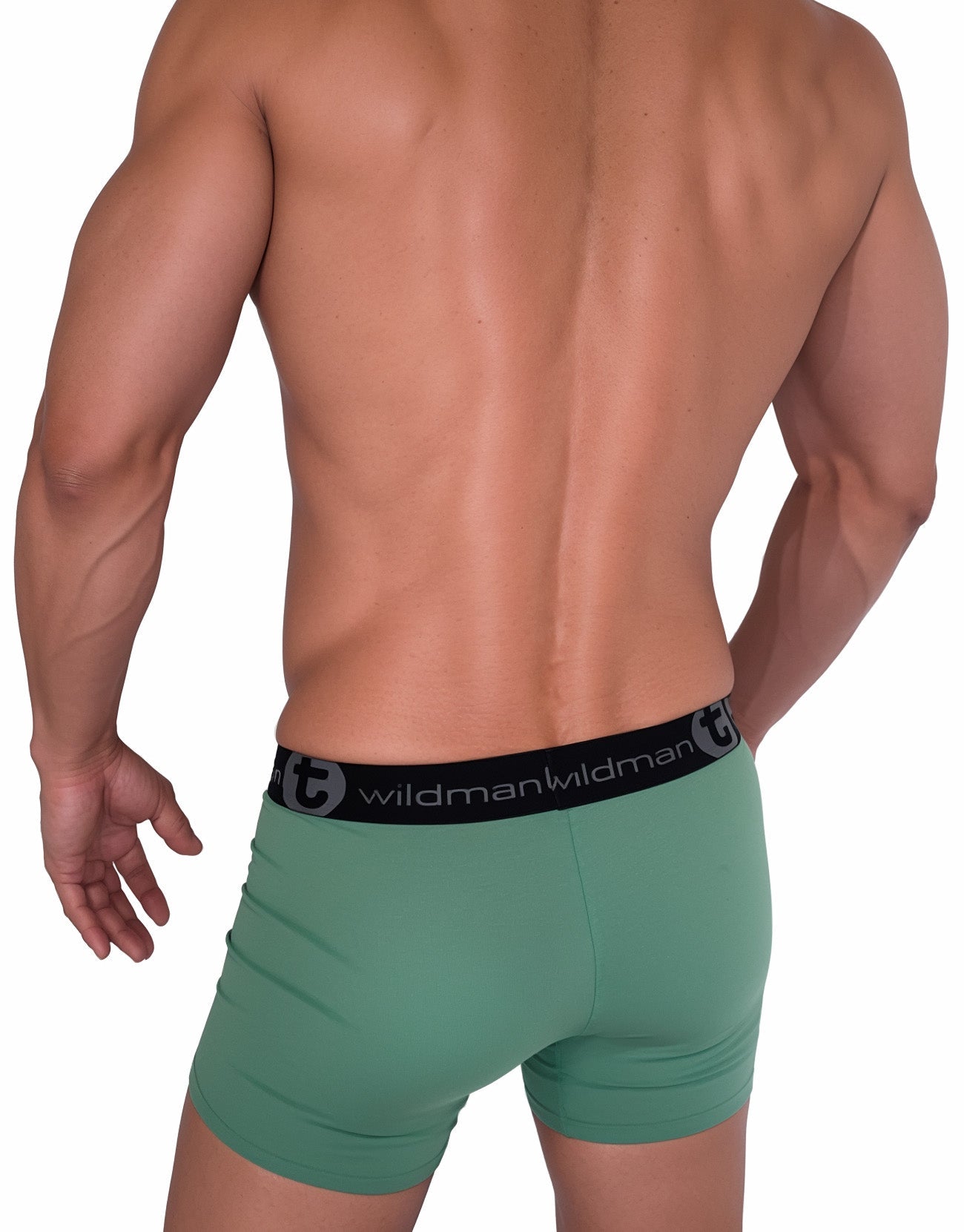 WILDMANT - Cotton Monster Cock 5" Inseam Boxer Green