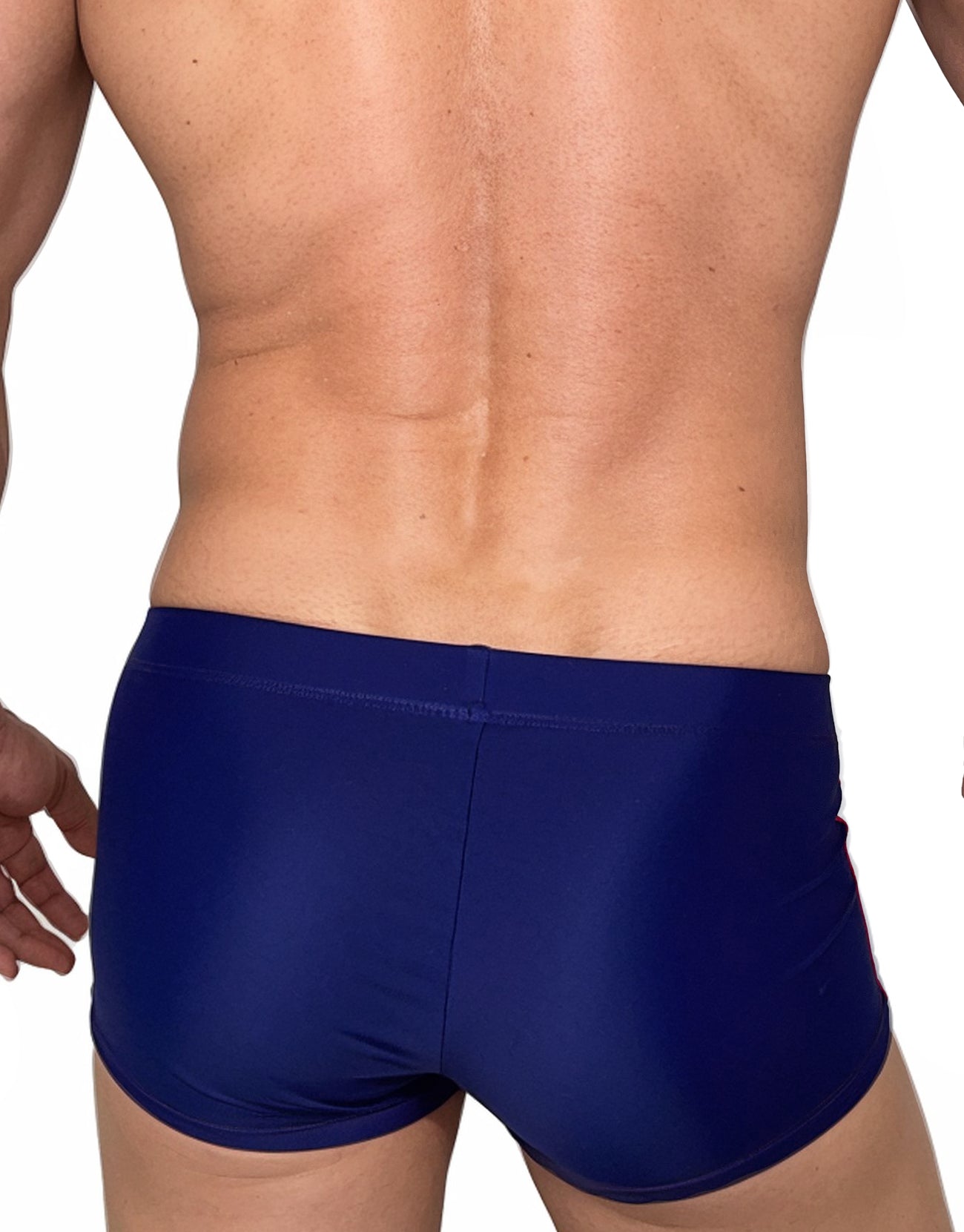 WILDMANT - Monster Cock Swim Square Cut Navy/White