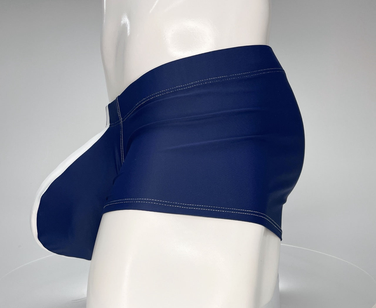 WILDMANT - Monster Cock Swim Square Cut Navy/White